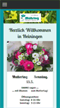 Mobile Screenshot of gaertnerei-mohring.de